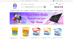 Desktop Screenshot of nspiscinas.com.br