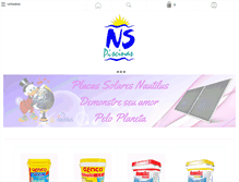 Tablet Screenshot of nspiscinas.com.br